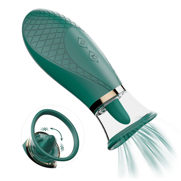 Dual-purpose Licking and Suction Vibrator / Clitoral Tongue Vibrator / Adult Sex Toys for Women - EVE's SECRETS